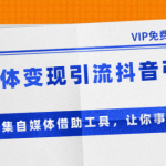 准哥自媒体变现引流抖音引流+爆文采集自媒体借助工具，让你事半功倍（附素材）