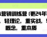 老A营销训练营(更24年5月)，轻理论，重实战，轻概念，重本质